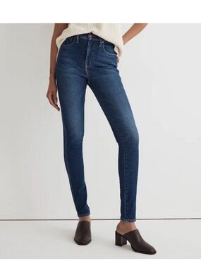 NWT Madewell 10" High-Rise‎ Skinny Jeans in Smithley Wash Size 29 NM299